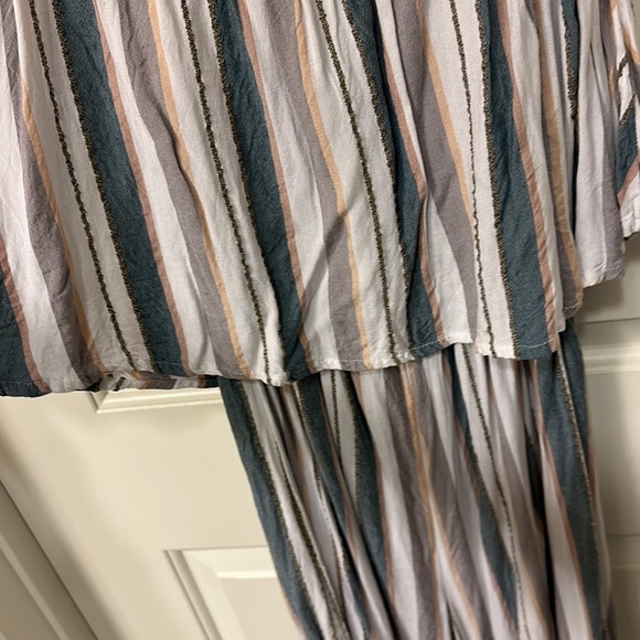 O’Neill size medium multi color strapless jumpsuit - Picture 4 of 4